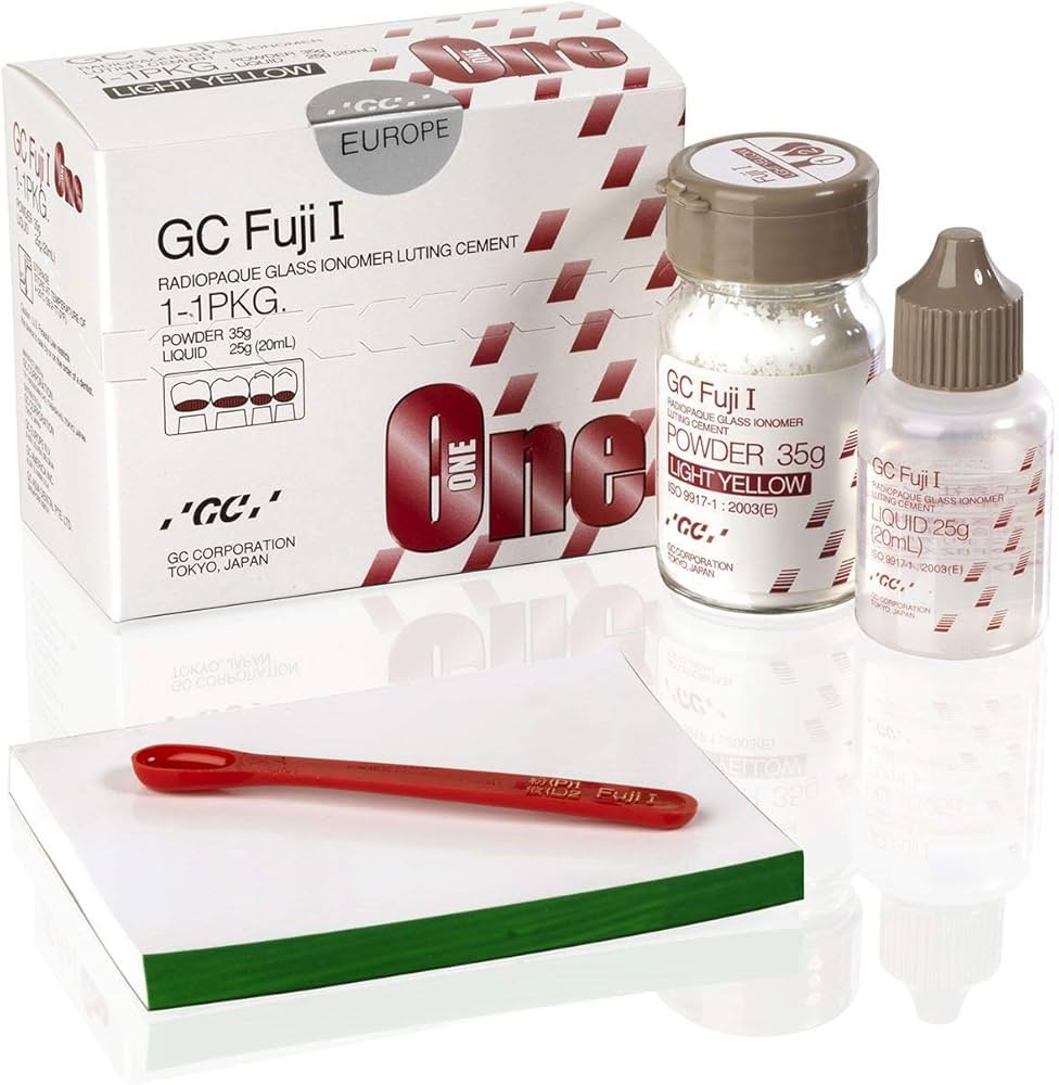 GC Fuji 1 Large – Durable Glass Ionomer Cement for Fillings