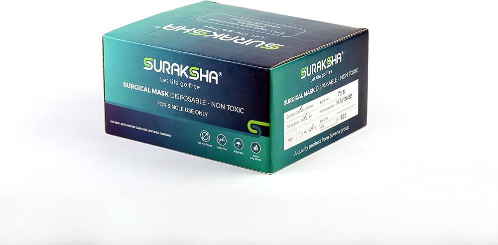 Suraksha Disposable 3Ply Face Mask
