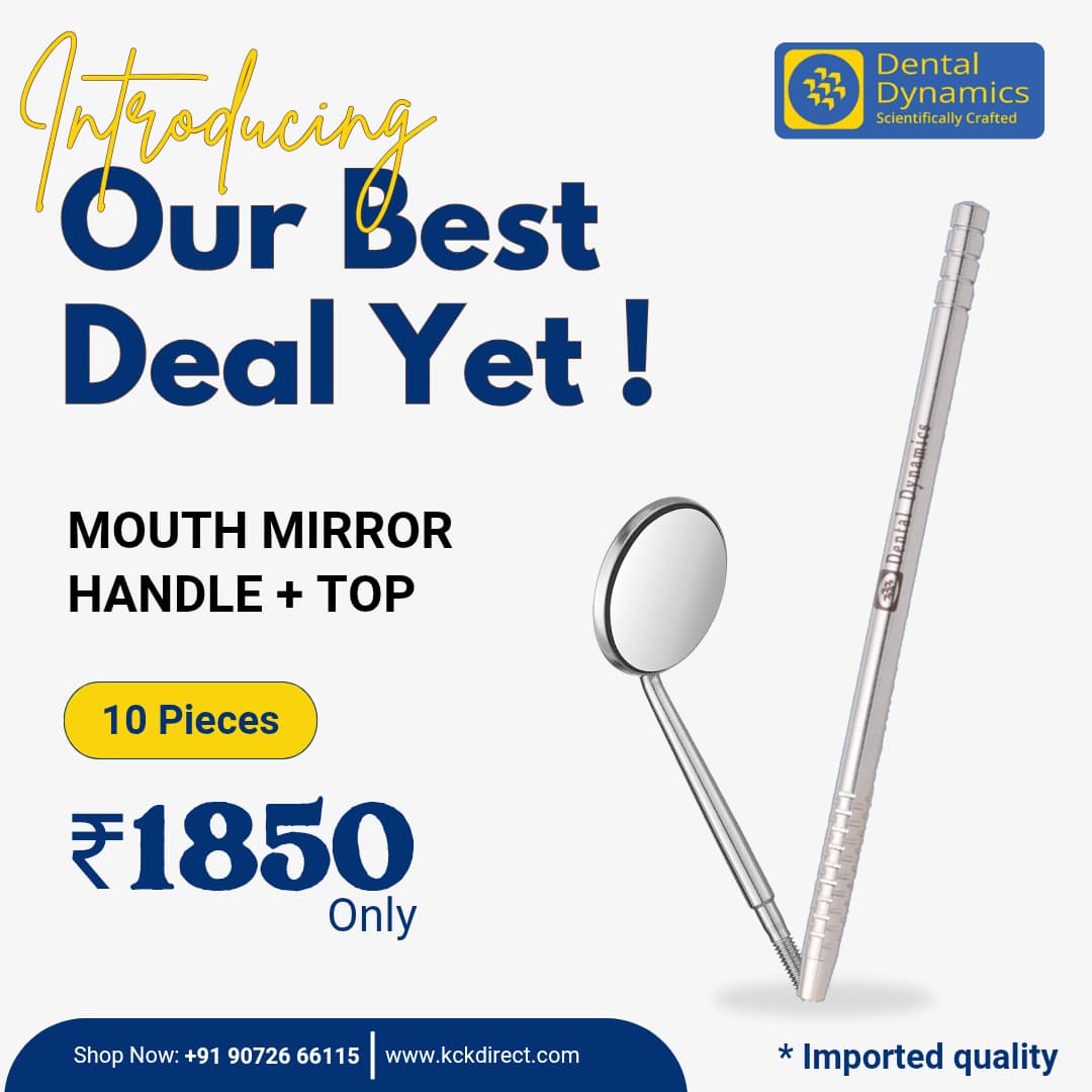 Dental Dynamics mouth mirror handle+top