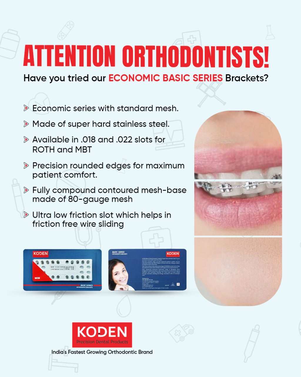 Koden Basic Series MIM Bracket