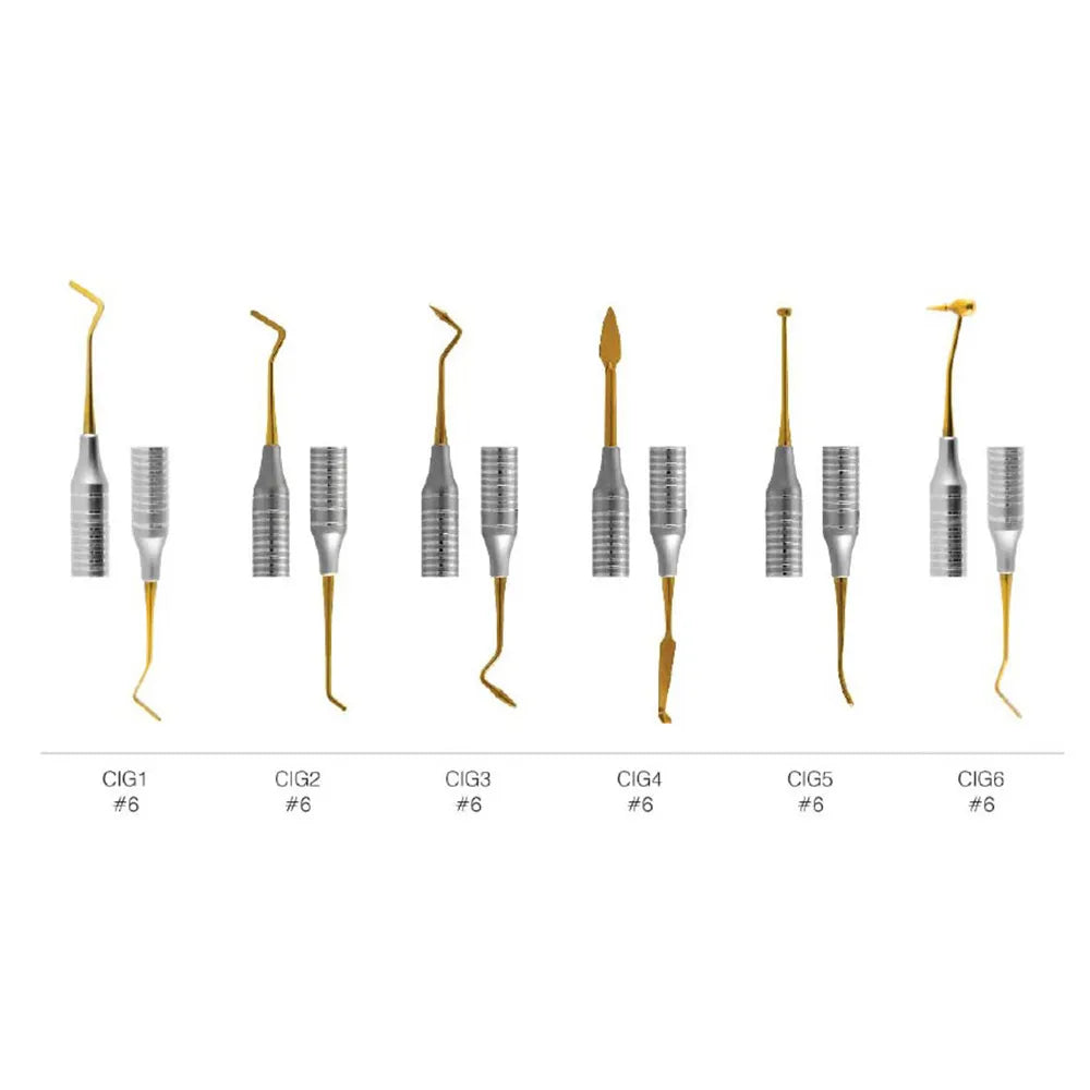GDC Composite Instruments Gold Titanium Set of 6