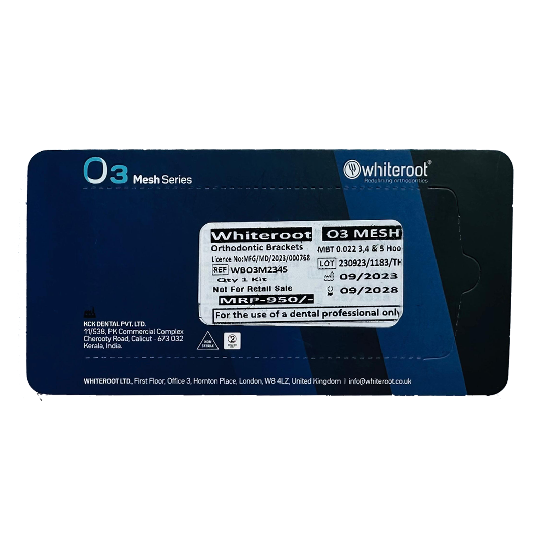 Whiteroot O3 Mesh Metal Orthodontic Bracket