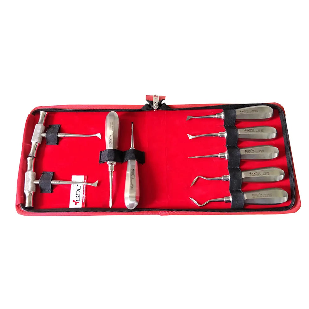 GDC Root Elevator Set of 9 in Pouch (RESP9)