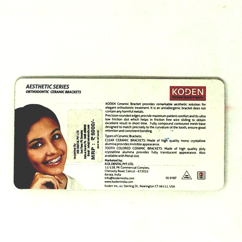 KODEN Ceramic Metal Slot Bracket