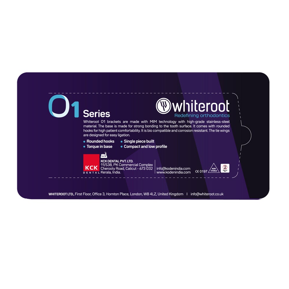 Whiteroot O1 Metal Orthodontic Bracket