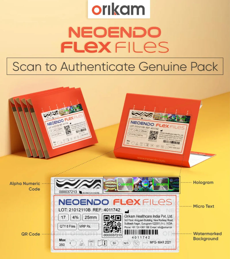 NeoEndo Flex Rotary Endodontic Files
