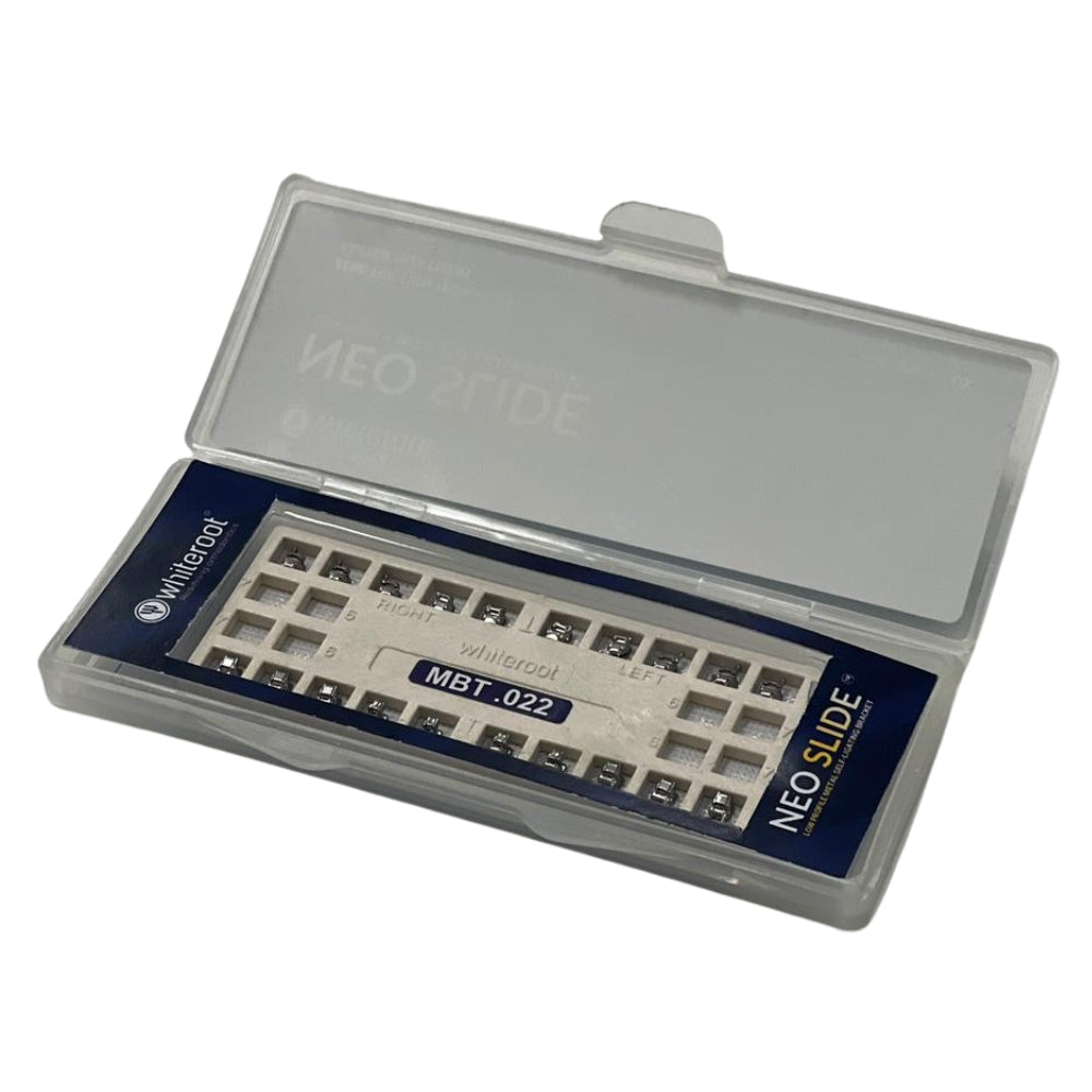 WHITEROOT NEO SLIDE METAL SELF LIGATING BRACKET