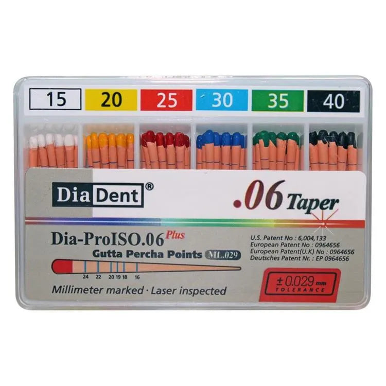 Diadent  Gutta Percha Points 6%