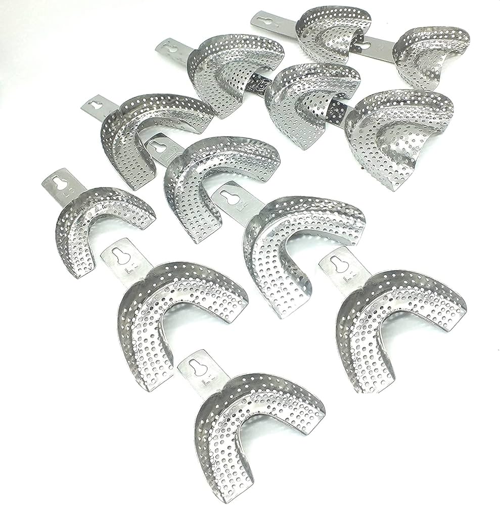 Impression Tray Dentulous Perforated