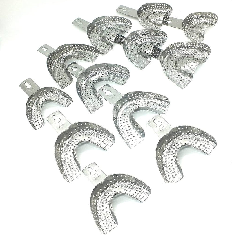 Impression Tray Dentulous Perforated