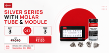Koden Silver Series Brackets with Molar Tubes & Modules — Buy 3, Get 3 Free