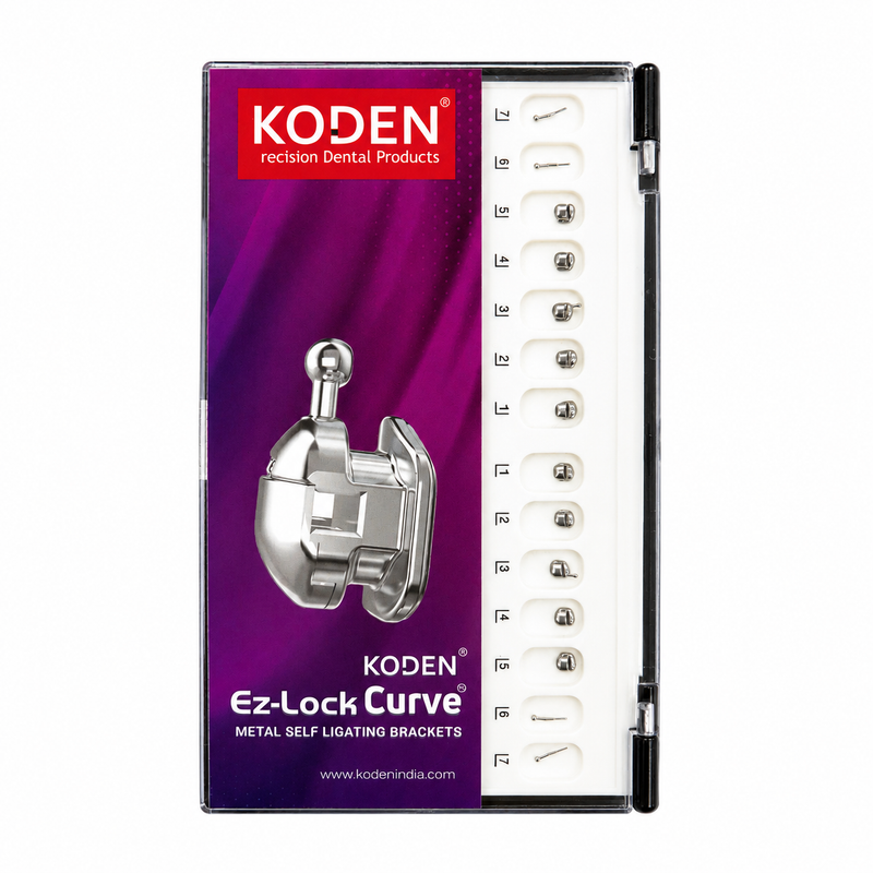 KODEN Ez-Lock Curve Metal Self Ligating Bracket