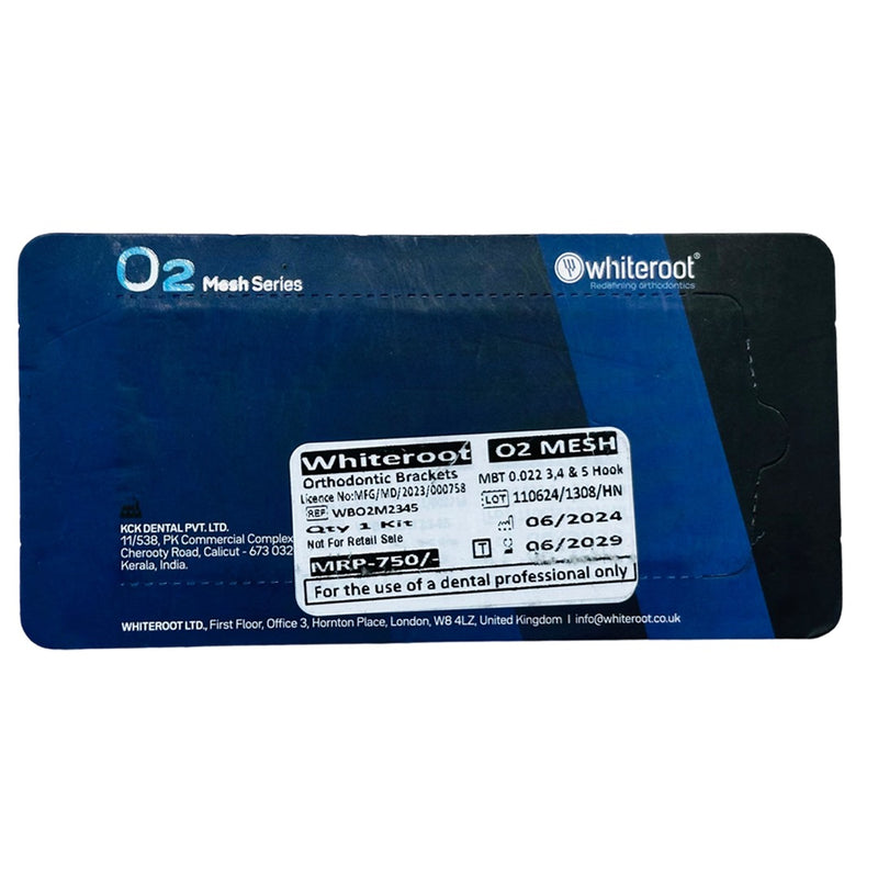 Whiteroot O2 Mesh Metal Orthodontic Bracket