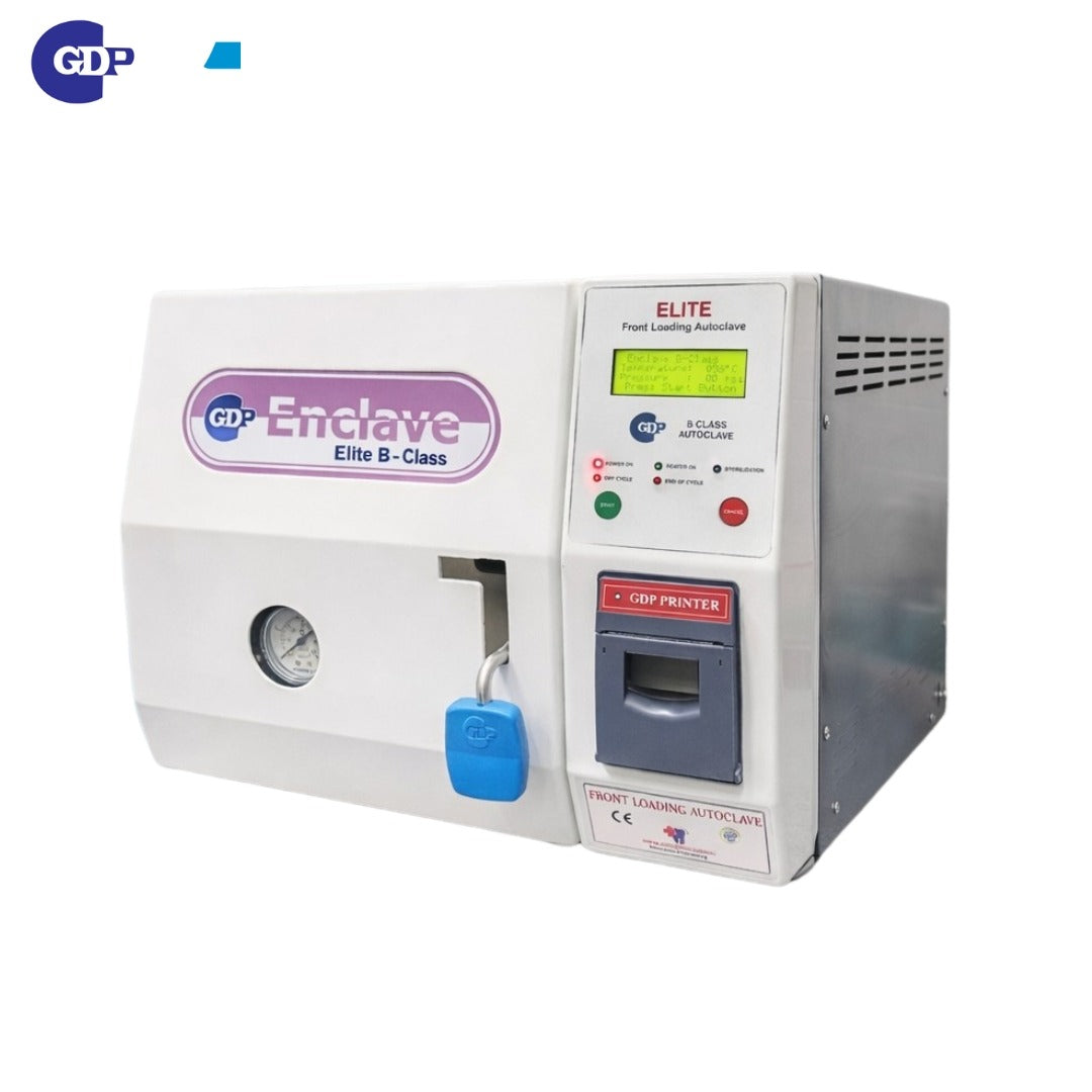 GDP Enclave Elite B Class 18L Autoclave-Inbuilt Printer