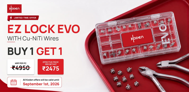 KODEN Ez-Lock EVO Self-Ligating Brackets — Buy 1 Get 1 FREE