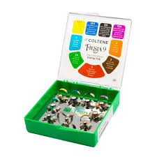 Coltene Fiesta Colour Coded Clamp Winged Set Of 9