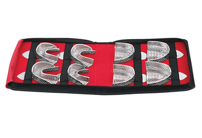 GDC Impression Tray  Dentulous Perforated Kit  Set of 8 (ITRLDPP8)