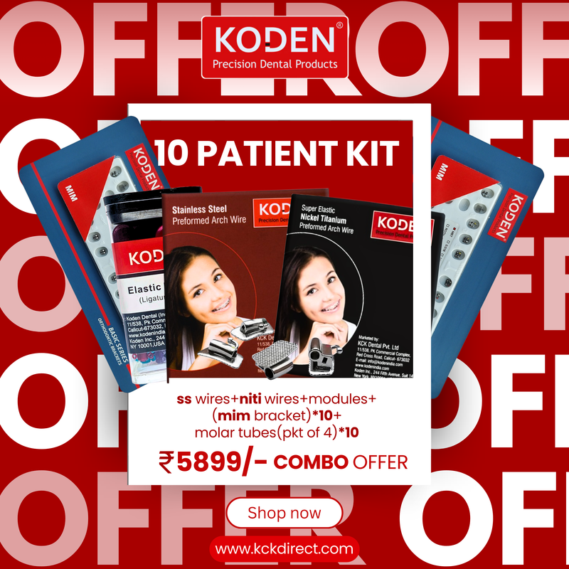 KODEN MIM BRACKET + SS WIRES + NITI WIRES + MODULES + MOLAR TUBES