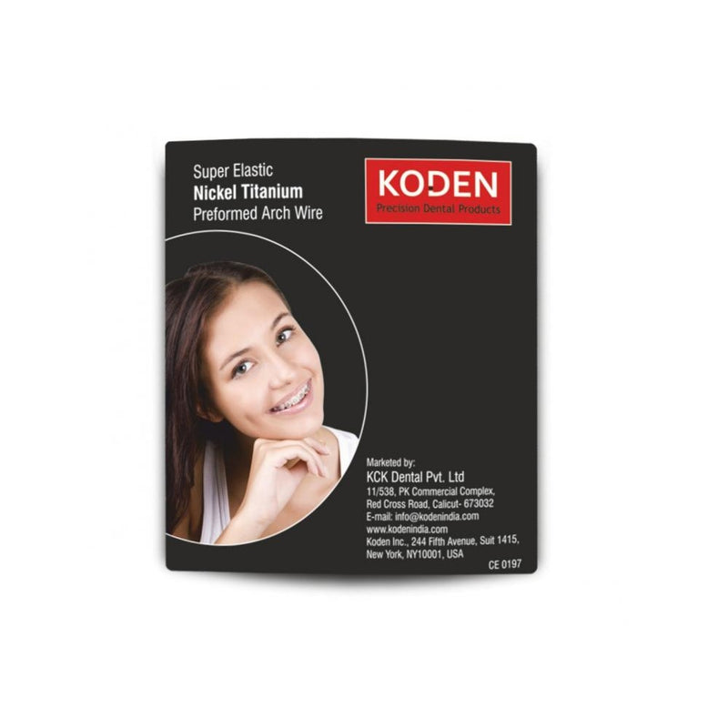 Koden Preformed Heat Activated NITI archwire Round