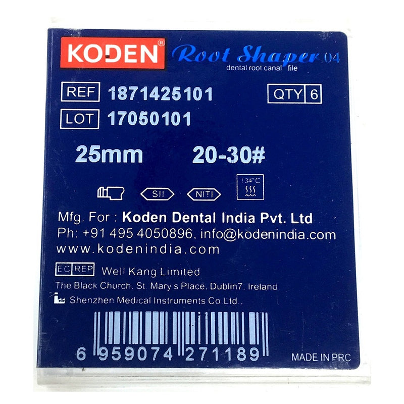 Koden Root Shaper Niti Super Files (Rotary)