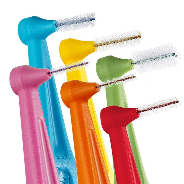 Tepe Interdental Brush Angle with cap (Pkt of 6)