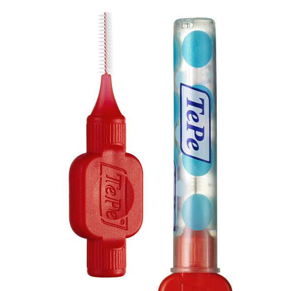 Tepe Interdental Brush with one cap pk of 6-blister pack