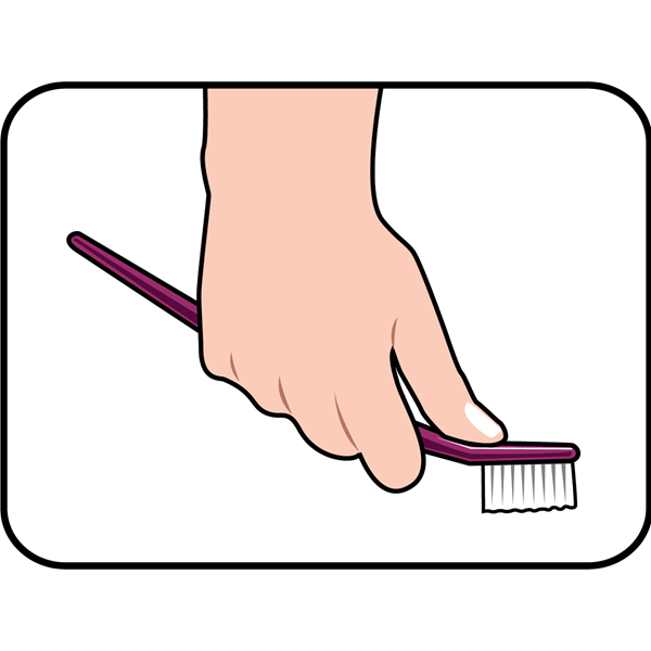 Tepe Denture Toothbrush in Blister Pack
